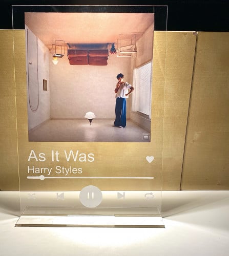 لوح موسيقي هاري ستايلز لأغنية As it was