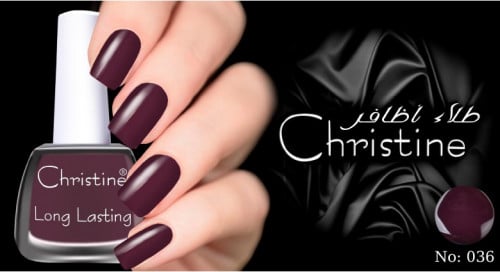 طلاء أظافر كرستين - ( 036 )