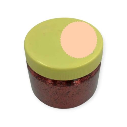 ترتر لماع ناعم -أحمر