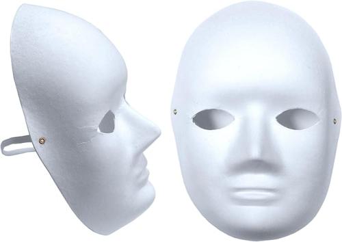 قناع وجه ابيض عدد حبه