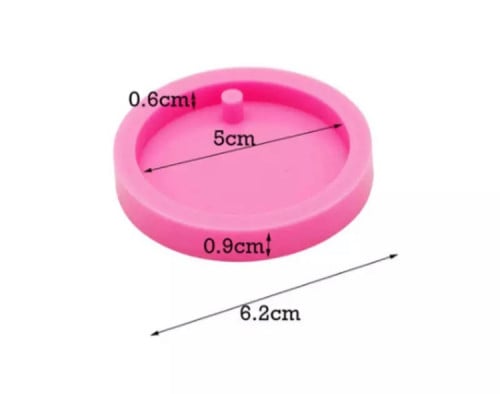 قالب سلكون ميداليه تعليق5سم