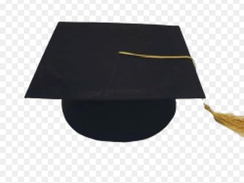 طاقيه تخرج اسود