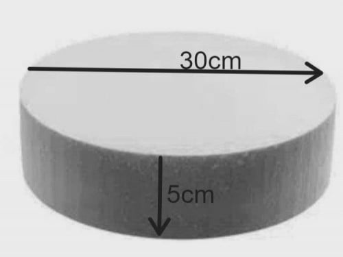 فلين ابيض مضغوط دئري30 سم* 5 سم