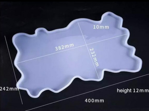 قالب سلكون مستطيل متعرج 24*39
