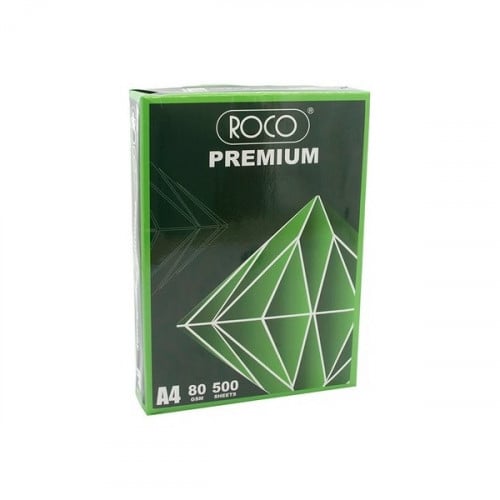 ورق تصوير ابيض روكو A4 ربطه 500 ورقه 80 جرام