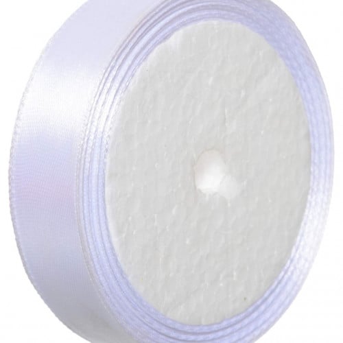 شريط ساتان ابيض 1هنش