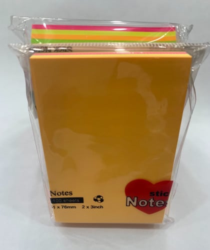 ورق ملاحظات لاصقه 5سم*7,5سم
