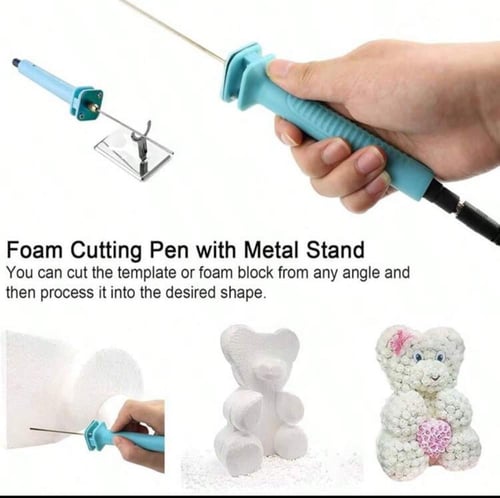 مقص فلين سيخ حراري ١٠ سمكهربائي رئس ثلاثي