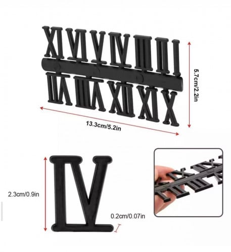 ارقام ساعه رومانيه اسود