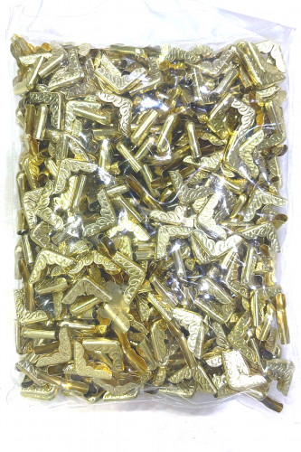 زوايا مصحف حجم وسط ذهبي غامق