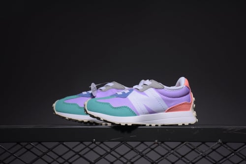 New Balance 327 Big Kid Wide 'Dark Violet Glow Sum...