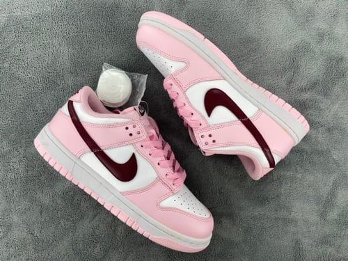 Nike Dunk Low "Pink Red White"