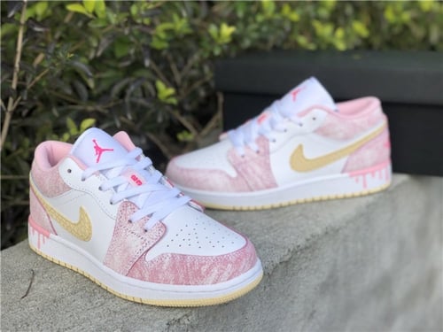 Air Jordan 1 Low GS “Paint Drip”