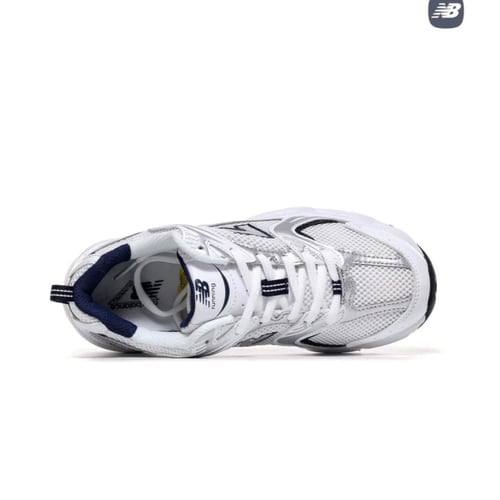 New Balance 530 White Silver | نيو بالانس 530 أبيض