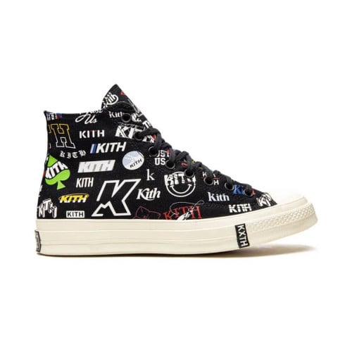 Converse x Kith Chuck 70 Hi sneakers "Black"