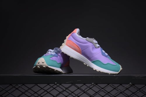 New Balance 327 Big Kid Wide 'Dark Violet Glow Sum...