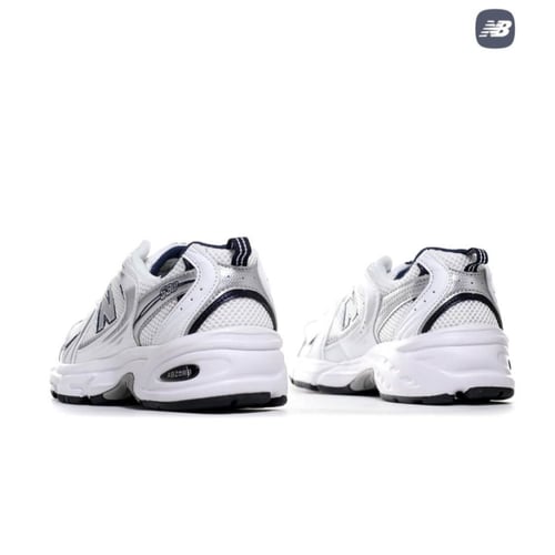 New Balance 530 White Silver | نيو بالانس 530 أبيض