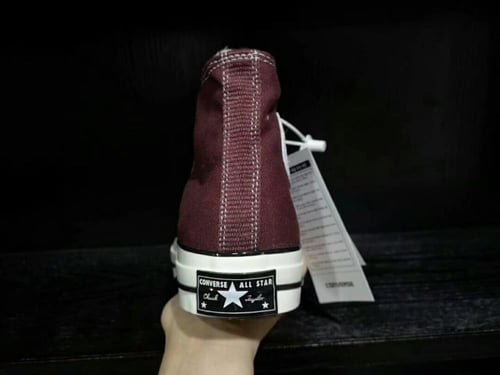 Converse CHUCK 70 HI DARK BURGUNDY Black