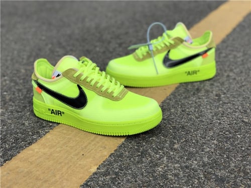 THE 10: Nike Air Force 1 LOW "Off-White Volt"