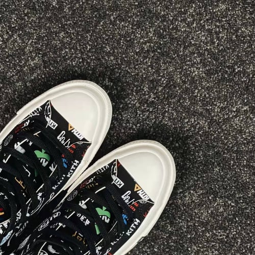 Converse x Kith Chuck 70 Hi sneakers "Black"