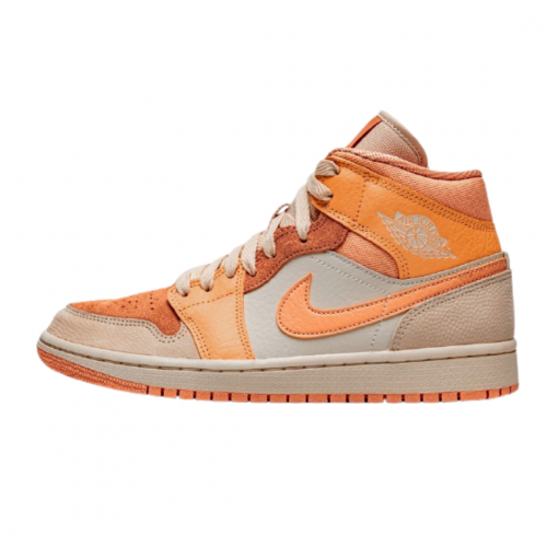 Jordan 1 Mid Apricot Orange