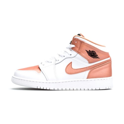 air jordan 1 mid white rose gold