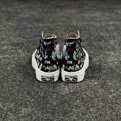 Converse x Kith Chuck 70 Hi sneakers "Black"
