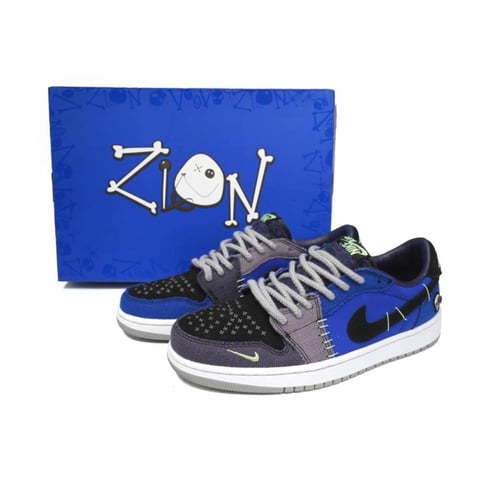 Air Jordan 1 Retro Low Blue 'Voodoo'