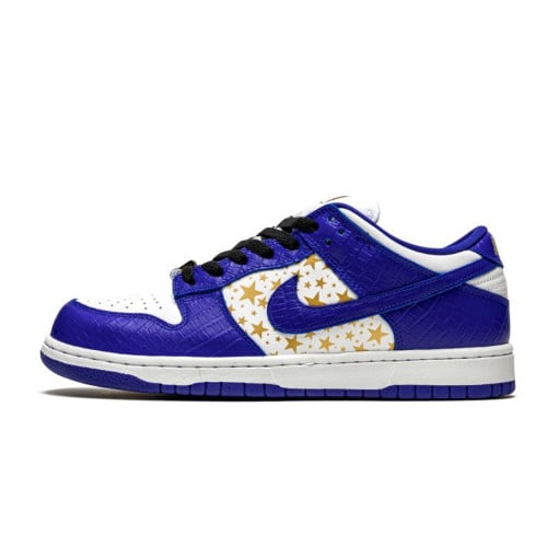 SB DUNK LOW "Supreme - Stars - Hyper Blue"