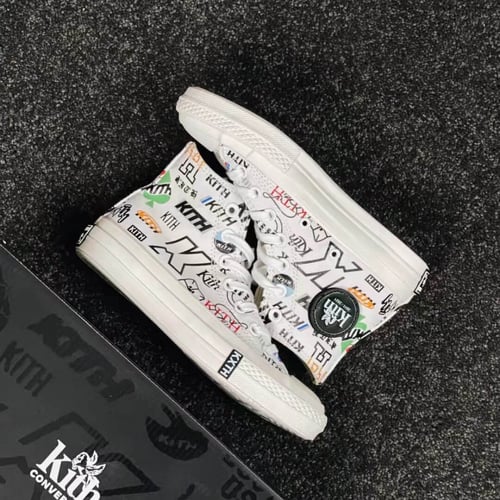 Converse x Kith Chuck 70 Hi sneakers "Black"