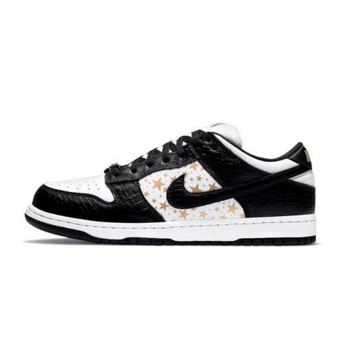SB DUNK LOW "Supreme - Stars - Black"