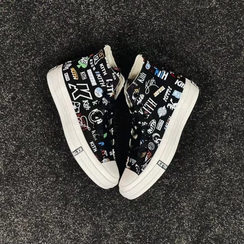 Converse x Kith Chuck 70 Hi sneakers "Black"