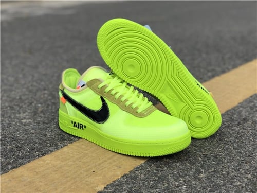 THE 10: Nike Air Force 1 LOW "Off-White Volt"