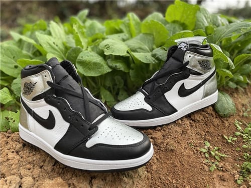Air Jordan 1 Retro High OG WM "Silver Toe"