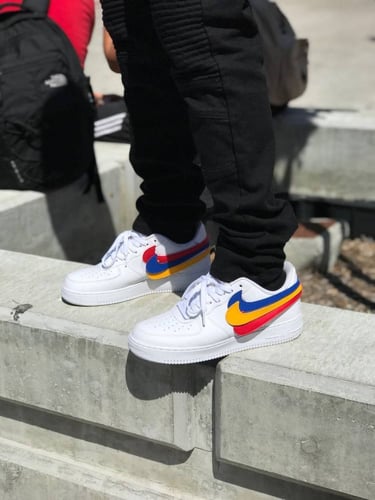Nike Air Force 1 "SWOOSH PACK" (WHITE)