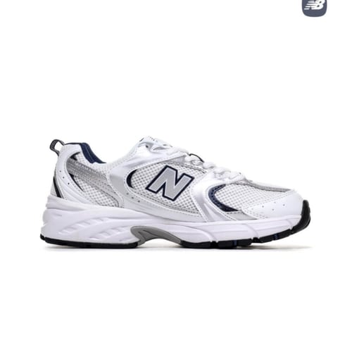 New Balance 530 White Silver | نيو بالانس 530 أبيض