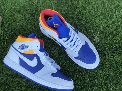Air Jordan 1 MID "Royal Blue / Laser Orange"