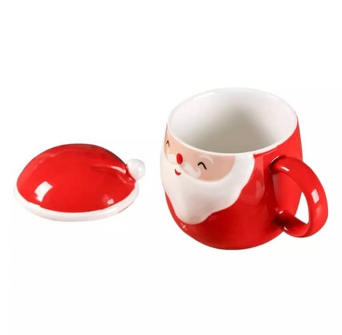 كوب الشتاء مع غطاء سيراميك (350مل)