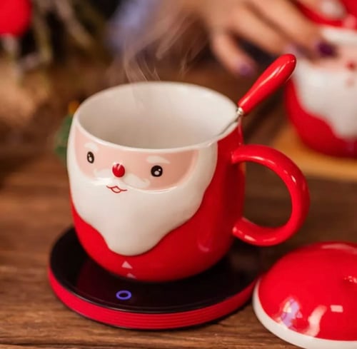 كوب الشتاء مع غطاء سيراميك (350مل)