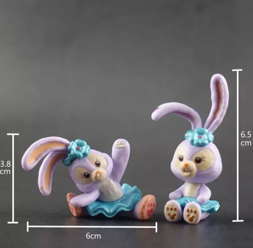 مجسم كرتوني صغير (قطعتين)