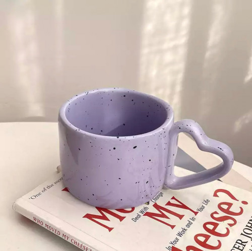 كوب سيراميك بمسكة قلب (300مل)