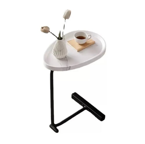 طاولة تقديم بشكل رخامي