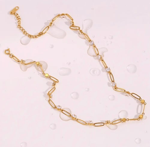 سلسال نسائي مع زركون