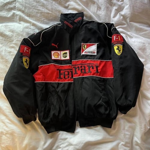 جاكيت فيراري أسود | Black Ferrari jacket