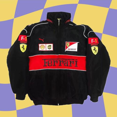 جاكيت فيراري أسود | Black Ferrari jacket