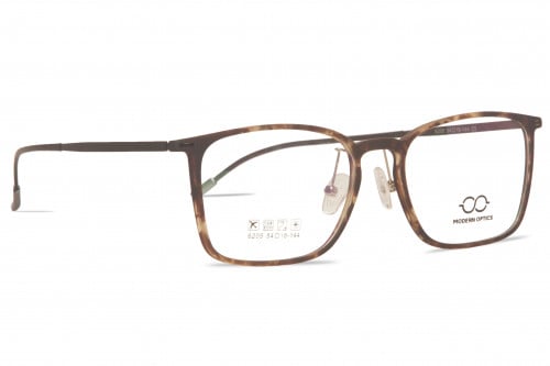 نظارة طبيه من البلاستيك لون بني رقم الموديل 6205C5