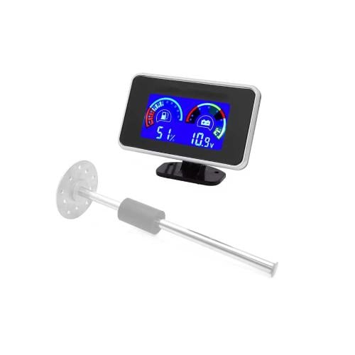 قاريء الكتروني للبطارية و مستوى الماء أو الوقود