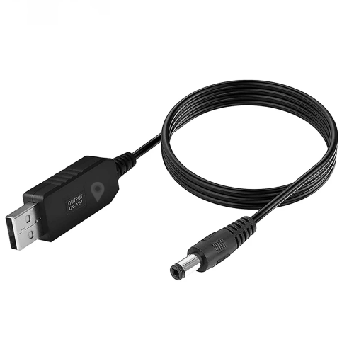 تحويل من usb 5V الى 12vذكر 2.1
