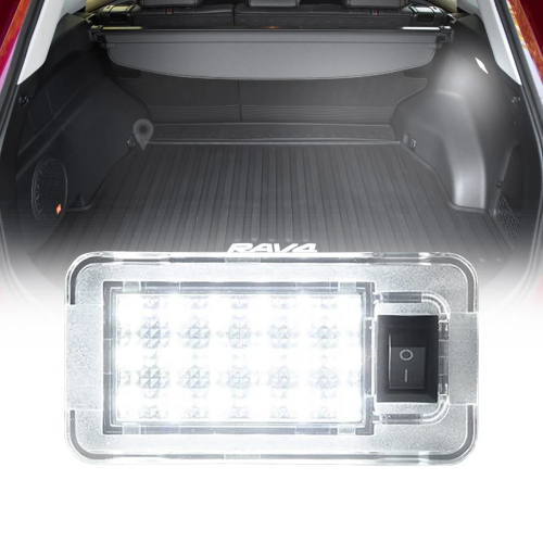 لمبة لون أبيض شنطة تويوتا راف فور