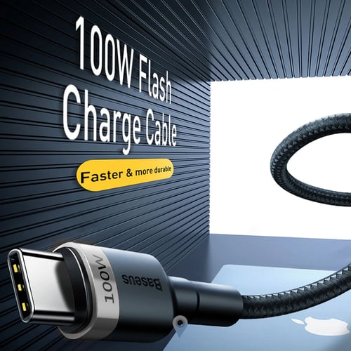 كيبل تايب سي 100 واط 1متر